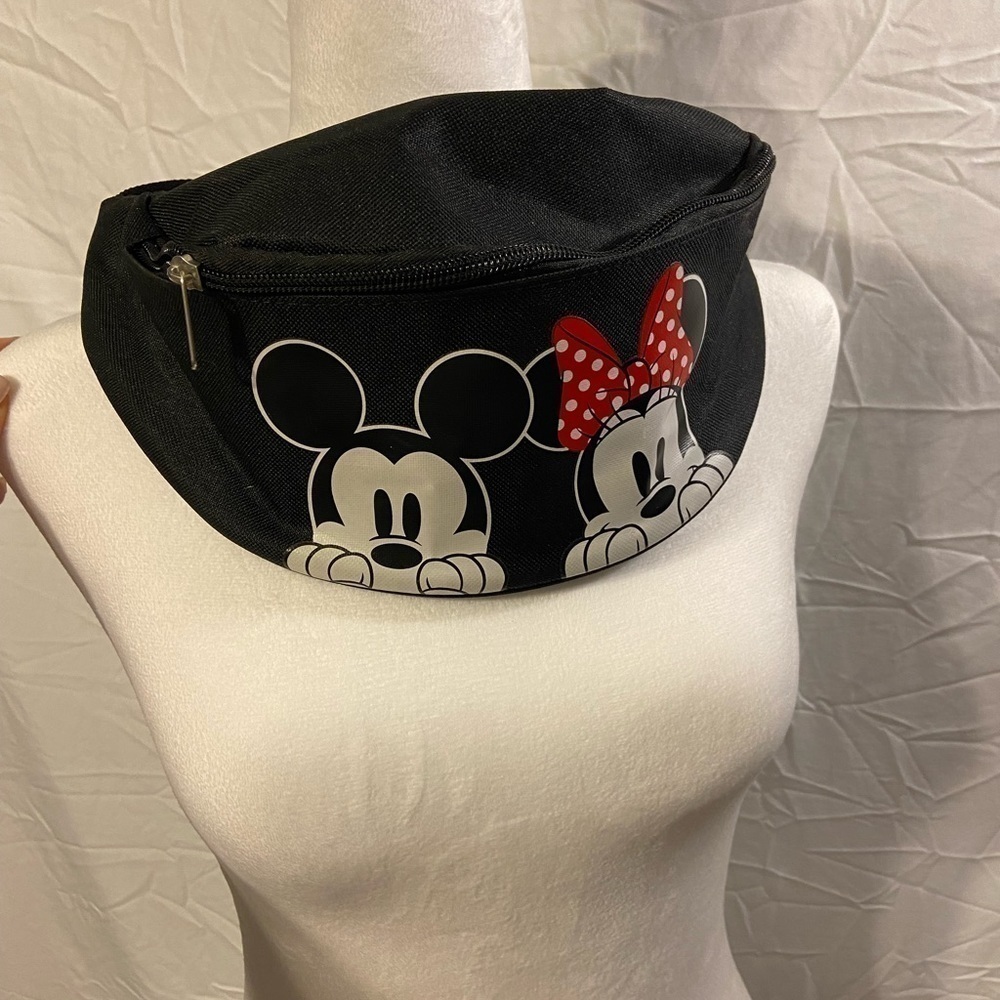 Disney mickey and Minnie Black fanny pouch